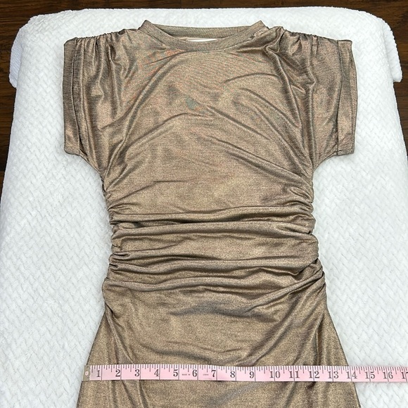 Lovers+Friends Gold Simmer Rosie Mini Dress - Picture 10 of 17